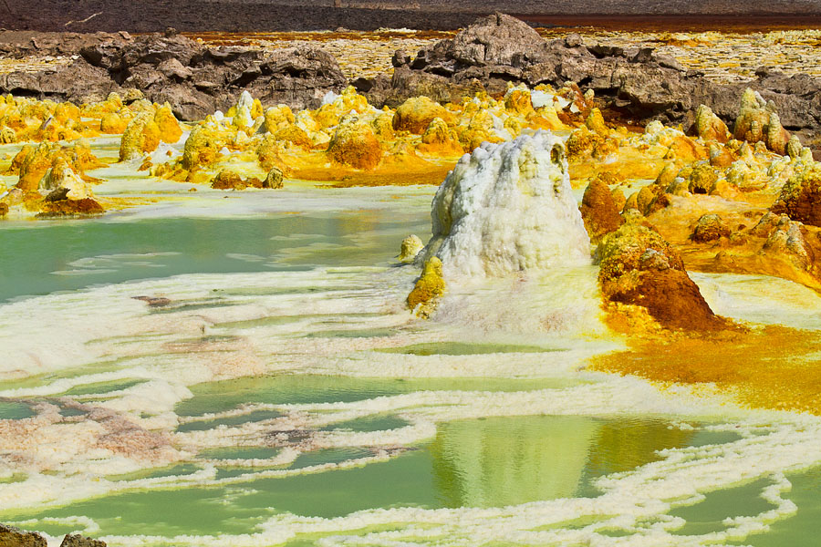  Dallol Depression, also called Danakil Depression   Ethiopia